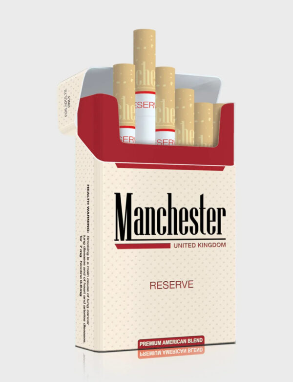 Manchester United Kingdom Reserve Cigarettes - 1 Carton (10 Packs), Kavqeno SKU SS-218